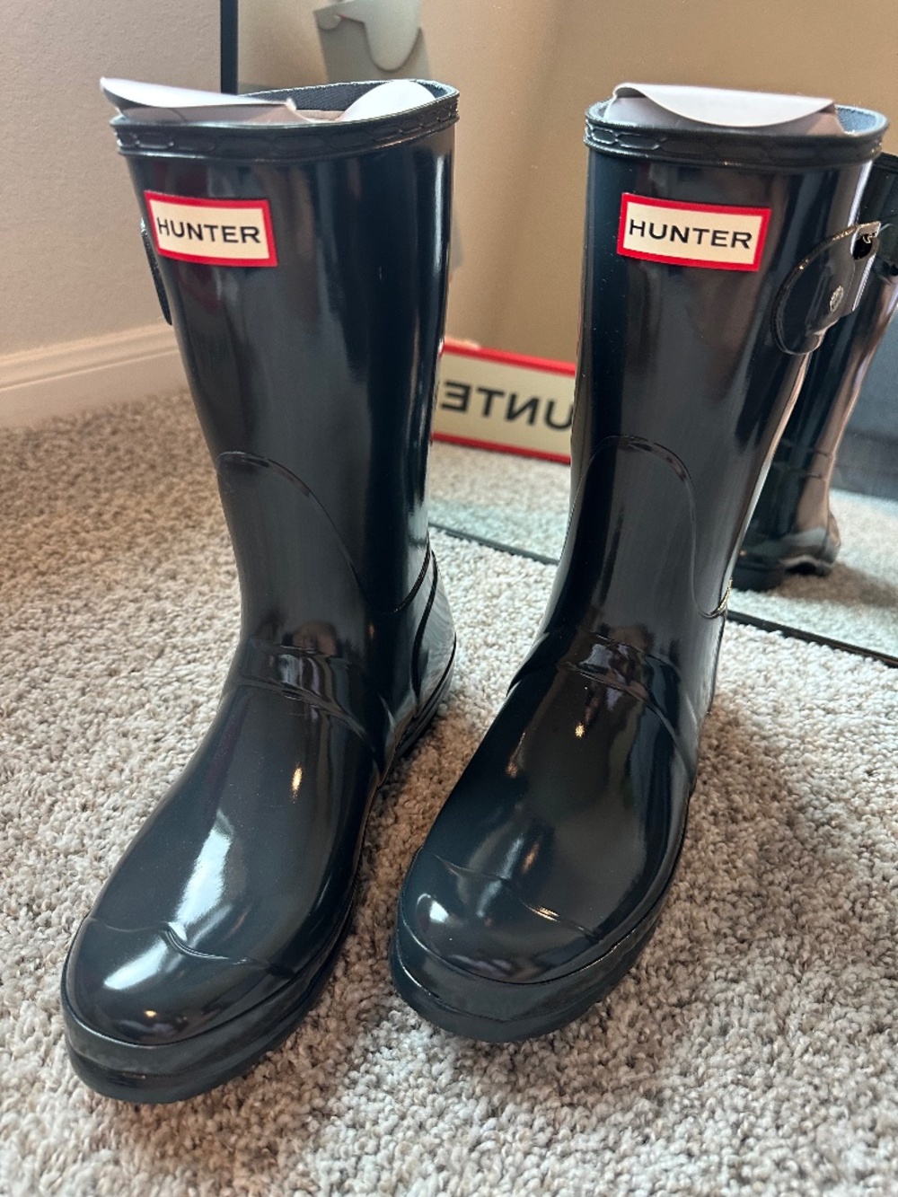 Hunter rain boots